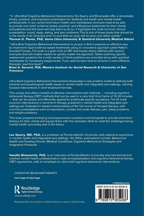 Produktbild: Ultra-Brief Cognitive Behavioral Interventions