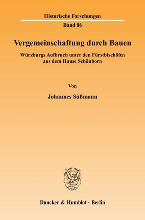 Produktbild: Vergemeinschaftung durch Bauen.