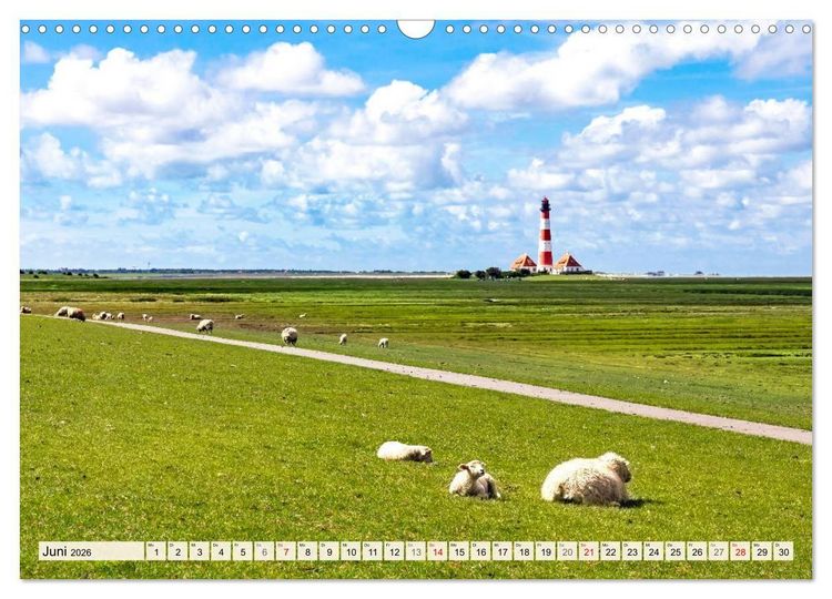 Produktbild: Der sch&ouml;ne Norden Deutschlands (Wandkalender 2026 DIN A3 quer), CALVENDO Monatskalender