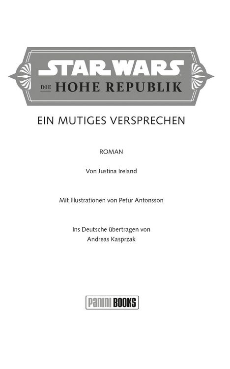 Produktbild: Star Wars Jugendroman: Die Hohe Republik - Ein mutiges Versprechen