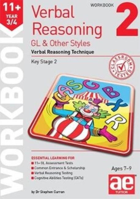 Produktbild: 11+ Verbal Reasoning Year 3/4 GL & Other Styles Workbook 2