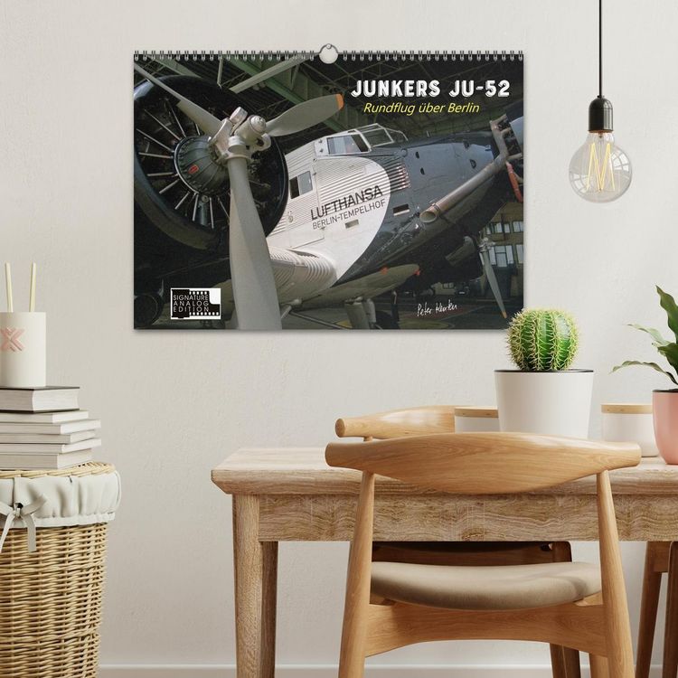 Produktbild: Junkers Ju-52 Rundflug &uuml;ber Berlin (Wandkalender 2026 DIN A3 quer), CALVENDO Monatskalender