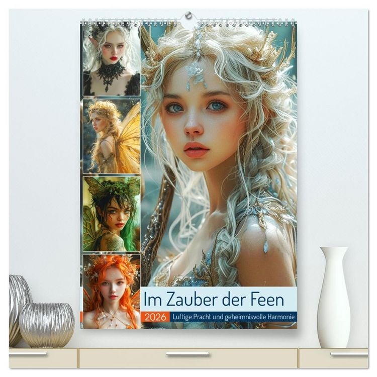 Produktbild: Im Zauber der Feen. Luftige Pracht und geheimnisvolle Harmonie (hochwertiger Premium Wandkalender 2026 DIN A2 hoch), Kunstdruck in Hochglanz