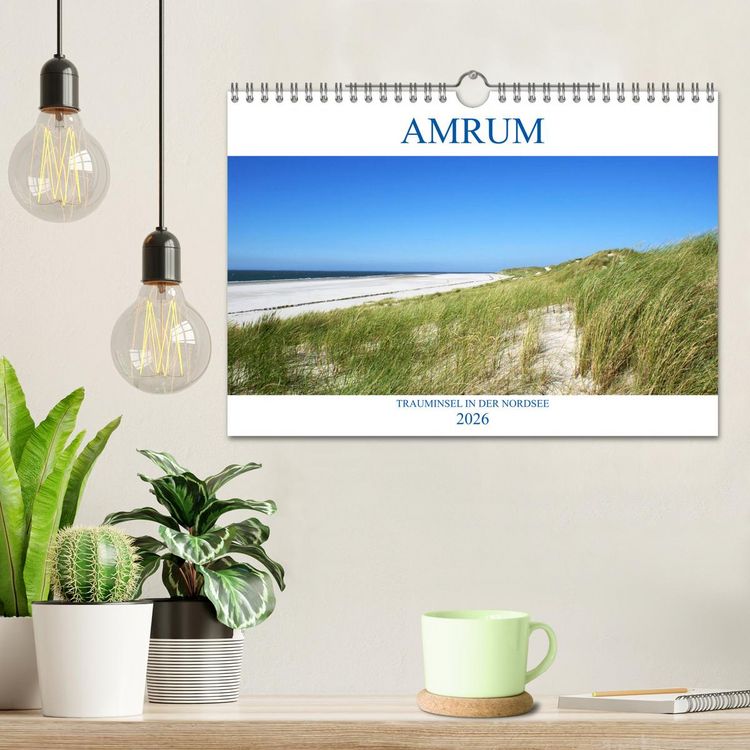 Produktbild: Amrum &ndash; Trauminsel in der Nordsee (Wandkalender 2026 DIN A4 quer), CALVENDO Monatskalender