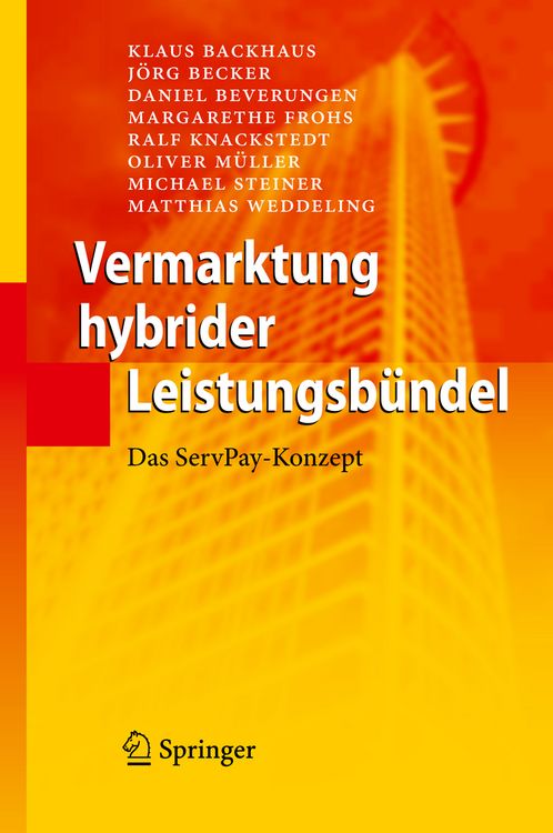 Produktbild: Vermarktung hybrider Leistungsb&uuml;ndel