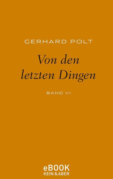 Produktbild: Von den letzten Dingen