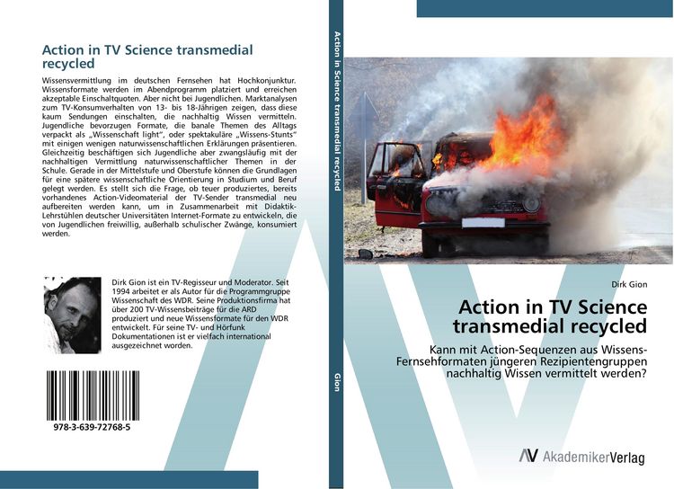 Produktbild: Action in TV Science transmedial recycled