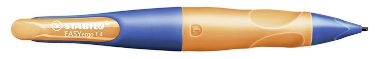 Produktbild: STABILO Druckbleistift EASYergo 1.4 HB LH blau/neonorange Blister