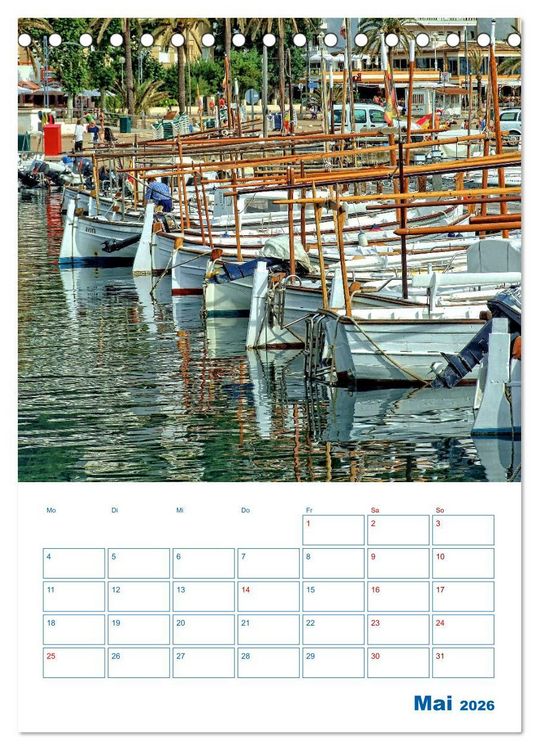 Produktbild: S&oacute;ller auf Mallorca &ndash; Terminplaner (Tischkalender 2026 DIN A5 hoch), CALVENDO Monatskalender