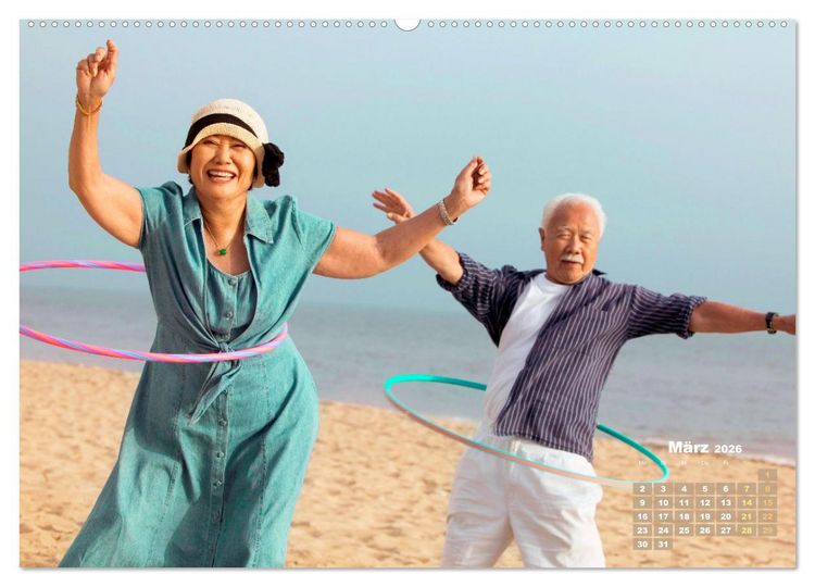 Produktbild: Hula-Hoop: Spa&szlig;, Sport und Fitness mit Hula Hoop Reifen (Wandkalender 2026 DIN A2 quer), CALVENDO Monatskalender