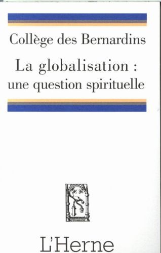 Produktbild: La globalisation : une question spirituelle