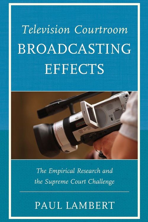Produktbild: Television Courtroom Broadcasting Effects
