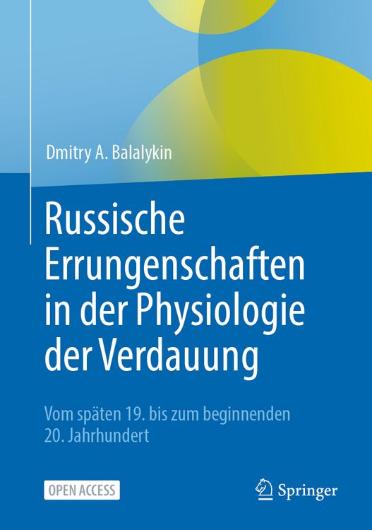 Produktbild: Russische Errungenschaften in der Physiologie der Verdauung