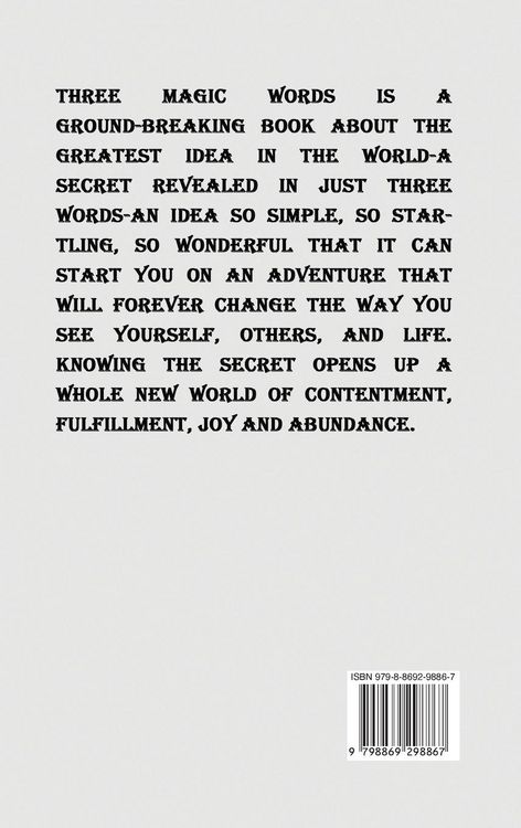 Produktbild: Three Magic Words