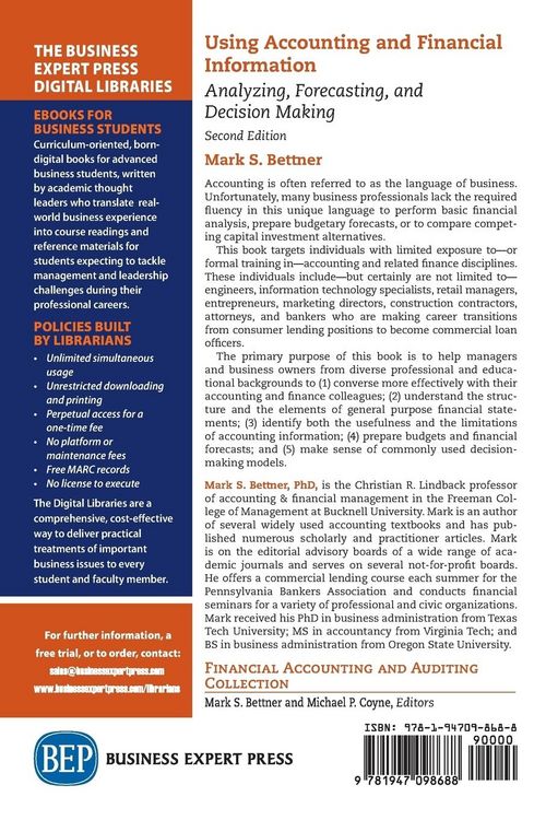 Produktbild: Using Accounting & Financial Information