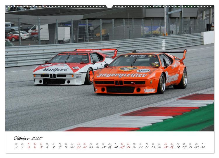 Produktbild: BMW M1 Procar (Wandkalender 2025 DIN A2 quer), CALVENDO Monatskalender