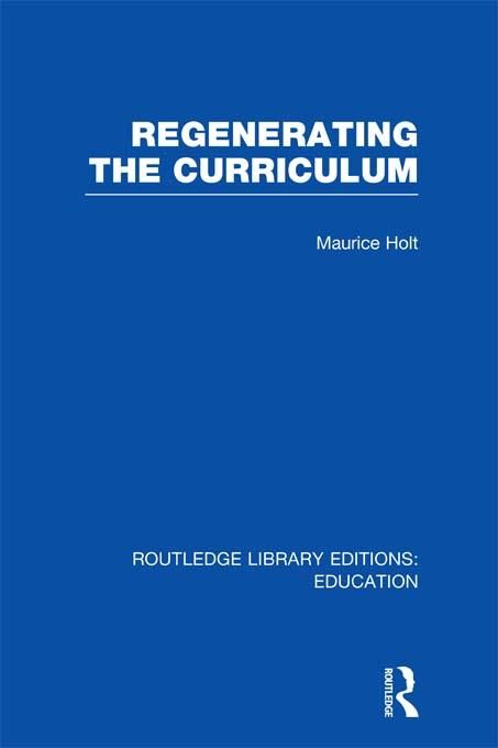 Produktbild: Regenerating the Curriculum