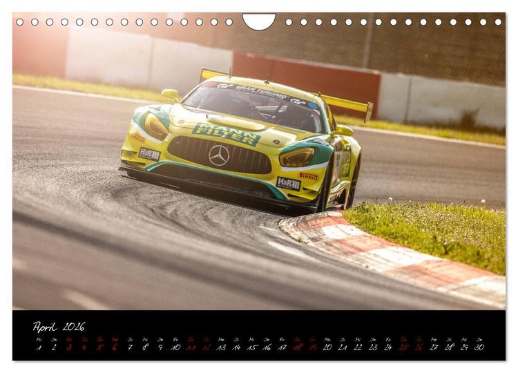 Produktbild: Emotions on Track - Langstreckenmeisterschaft am N&uuml;rburgring - GT3 (Wandkalender 2026 DIN A4 quer), CALVENDO Monatskalender
