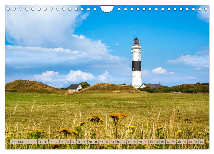Produktbild: IN SYLT VERLIEBT (Wandkalender 2026 DIN A4 quer), CALVENDO Monatskalender