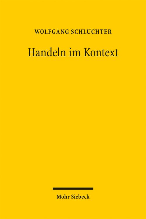 Produktbild: Handeln im Kontext