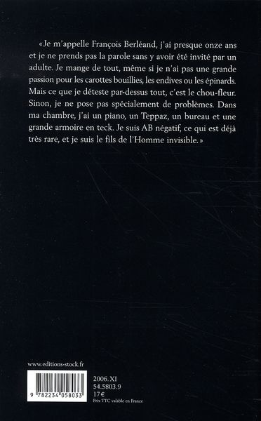 Produktbild: Le Fils de L Homme Invisible