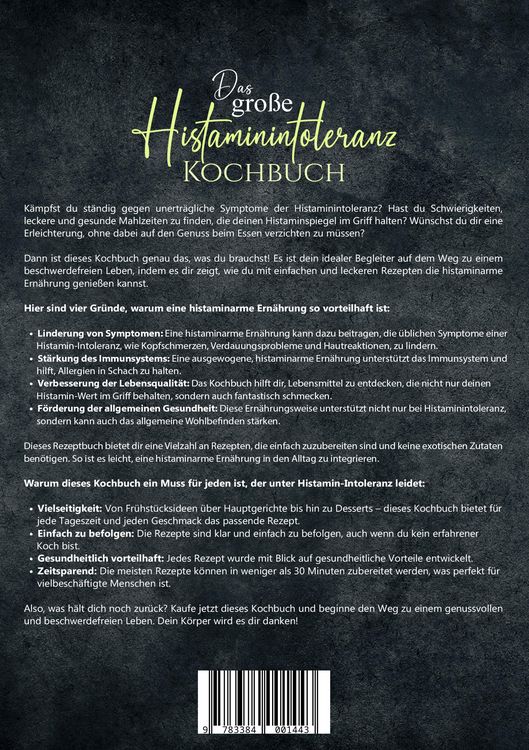 Produktbild: Das gro&szlig;e Histaminintoleranz Kochbuch