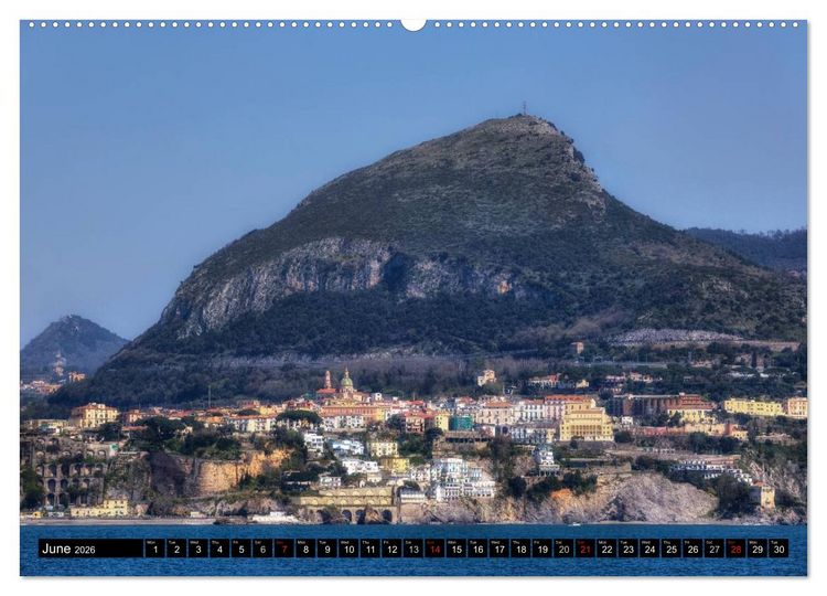 Produktbild: Amalfi Coast and Capri (High Quality Premium Wall Calendar 2026 DIN A2 landscape),CALVENDO 12 Month Wall Calendar