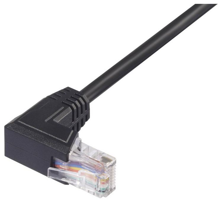 Produktbild: Renkforce RJ45 Netzwerk Adapterkabel [1x RJ45-Stecker 8p8c - 1x Klemmanschluss] 30cm Schwarz