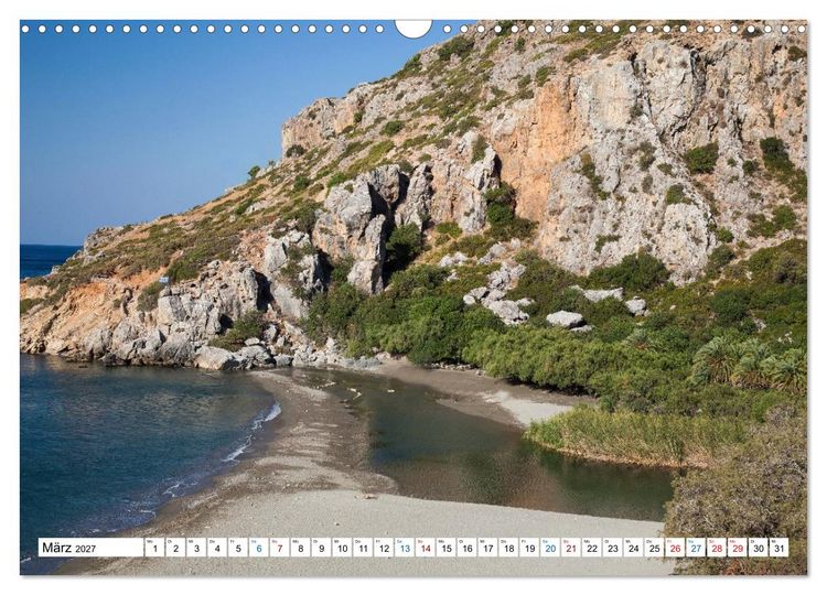 Produktbild: Kreta &ndash; Zwischen Bergen, Buchten und Geschichte (Wandkalender 2027 DIN A3 quer), CALVENDO Monatskalender