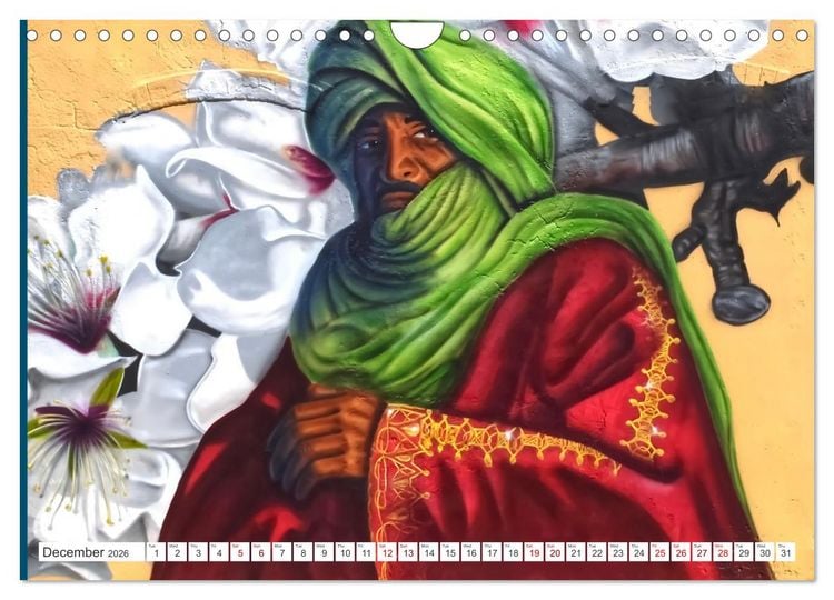 Produktbild: Graffiti art all over the world (Wall Calendar 2026 DIN A4 landscape), CALVENDO 12 Month Wall Calendar