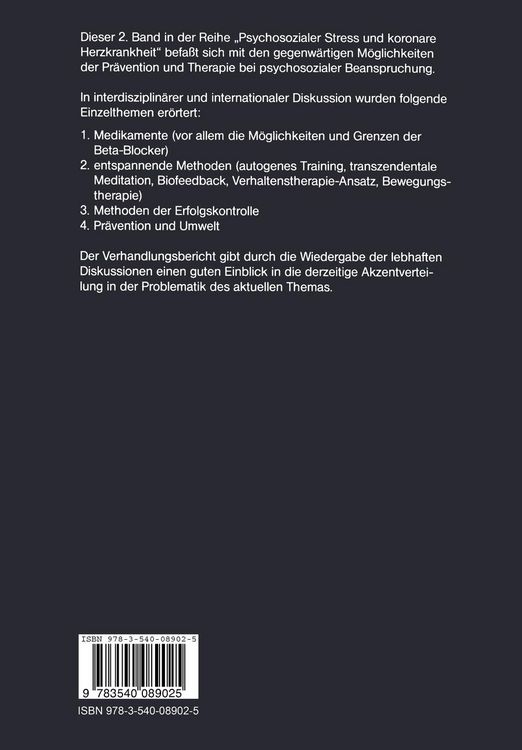Produktbild: Psychosozialer &bdquo;Stress&rdquo; und koronare Herzkrankheit 2