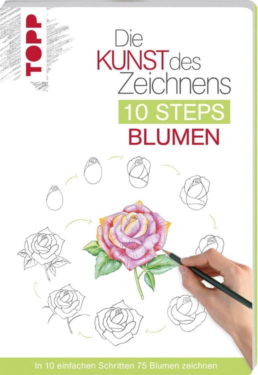 Produktbild: Die Kunst des Zeichnens 10 Steps - Blumen