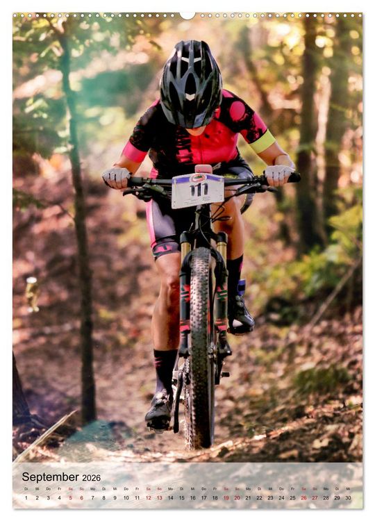 Produktbild: Mountainbike - einfach Spa&szlig; (hochwertiger Premium Wandkalender 2026 DIN A2 hoch), Kunstdruck in Hochglanz
