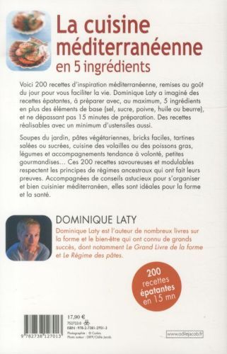 Produktbild: La Cuisine m&eacute;diterran&eacute;enne en 5 ingr&eacute;dients