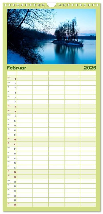 Produktbild: Familienplaner 2026 - Auw&auml;lder bei Enns mit 5 Spalten (Wandkalender, 21 x 45 cm) CALVENDO