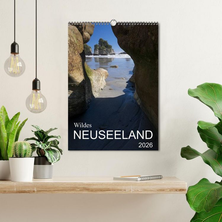 Produktbild: Wildes Neuseeland (Wandkalender 2026 DIN A3 hoch), CALVENDO Monatskalender