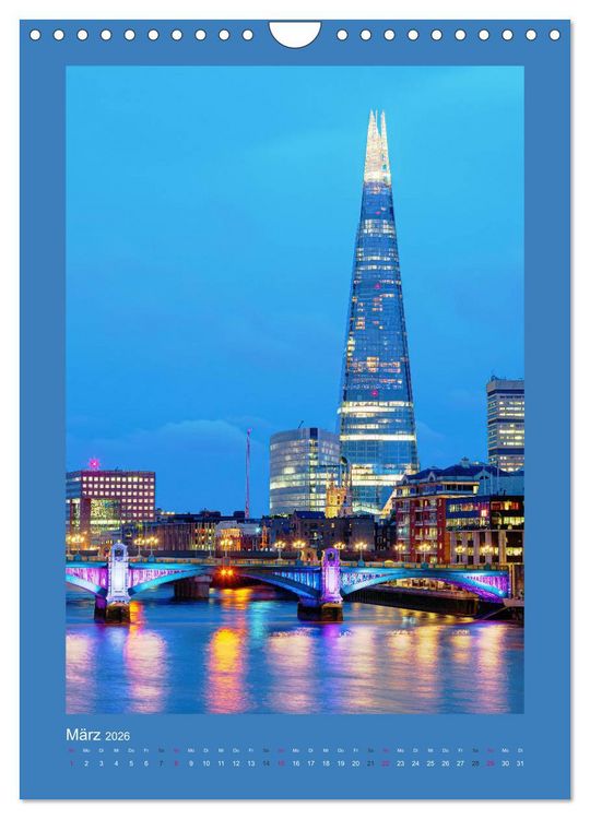 Produktbild: High-Tech-Architektur (Wandkalender 2026 DIN A4 hoch), CALVENDO Monatskalender