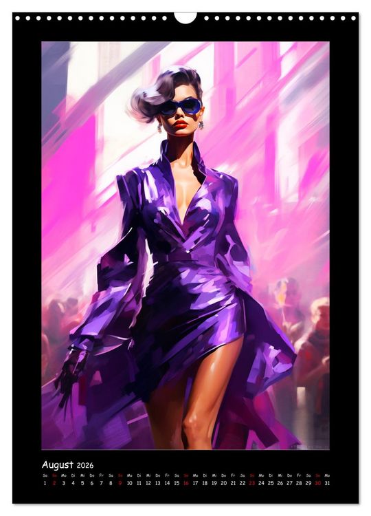 Produktbild: Cat Walk. Paintings (Wandkalender 2026 DIN A3 hoch), CALVENDO Monatskalender
