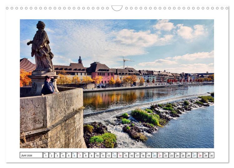 Produktbild: W&uuml;rzburg - Ansichtssache (Wandkalender 2026 DIN A3 quer), CALVENDO Monatskalender