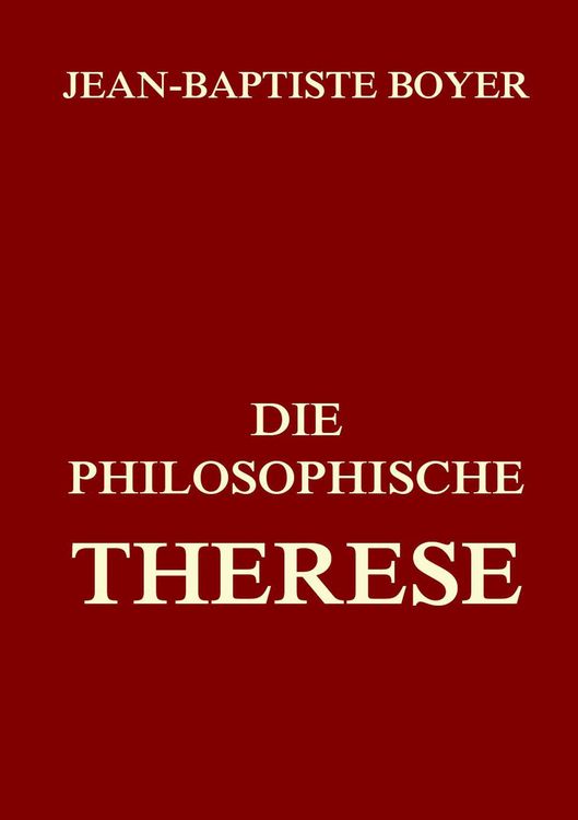 Produktbild: Die philosophische Therese