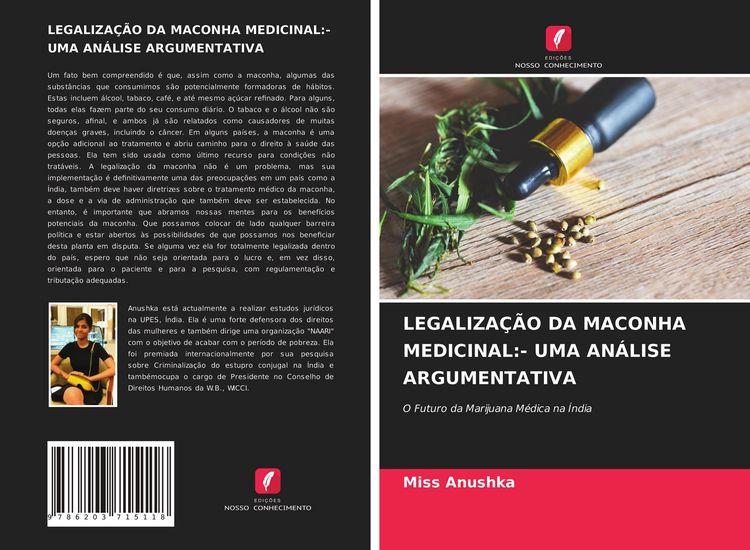 Produktbild: LEGALIZA&Ccedil;&Atilde;O DA MACONHA MEDICINAL:- UMA AN&Aacute;LISE ARGUMENTATIVA