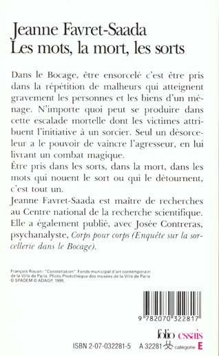 Produktbild: Fre-Mots La Mort Les Sorts