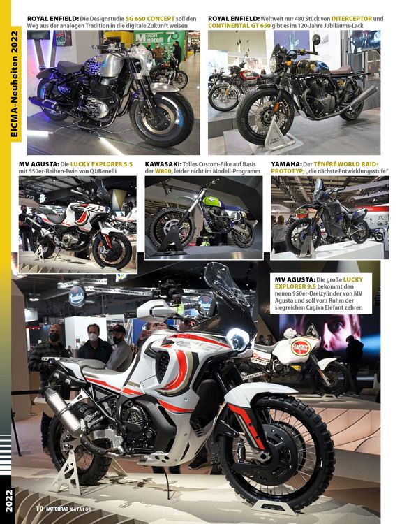 Produktbild: Motorrad-Katalog 2022