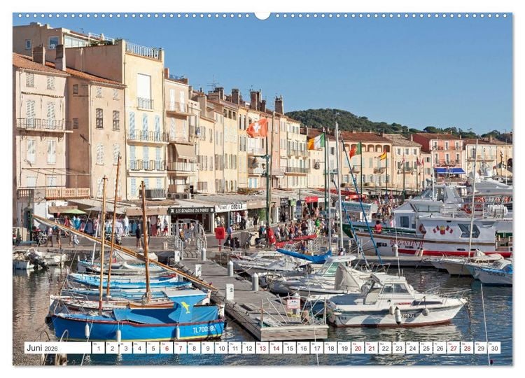 Produktbild: C&ocirc;te d&rsquo;Azur - Sehnsuchtsort am Mittelmeer (Wandkalender 2026 DIN A2 quer), CALVENDO Monatskalender