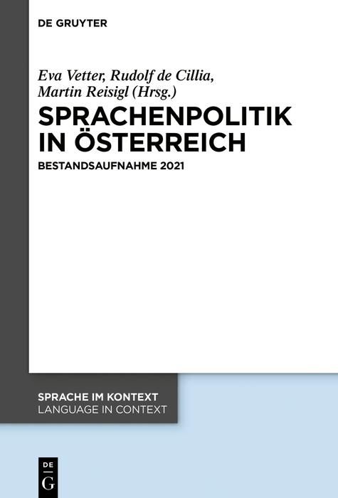 Produktbild: Sprachenpolitik in &Ouml;sterreich