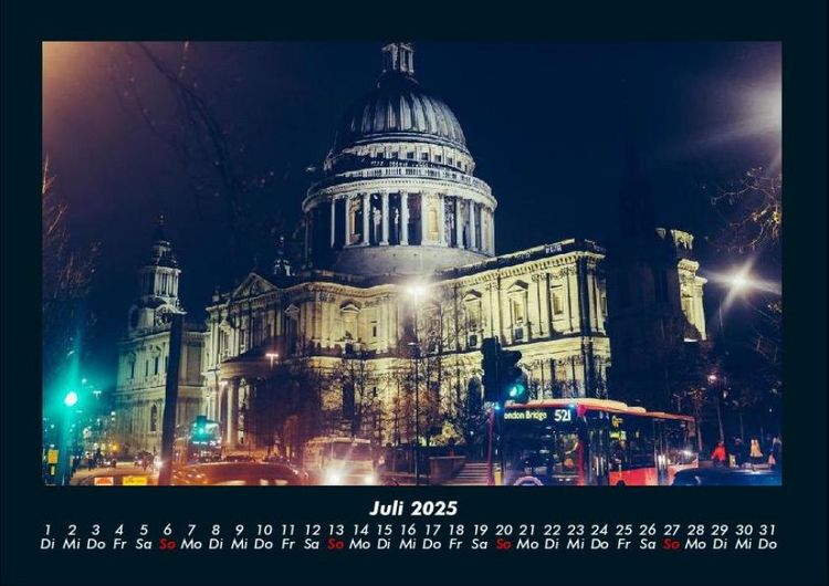 Produktbild: Londons sch&ouml;nste Seiten 2025 Fotokalender DIN A4