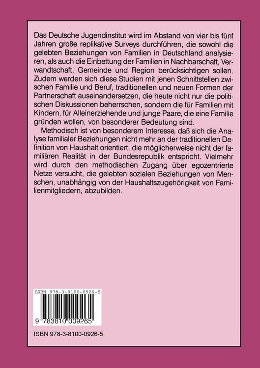 Produktbild: Die Familie in Westdeutschland