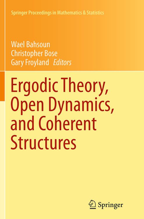 Produktbild: Ergodic Theory, Open Dynamics, and Coherent Structures
