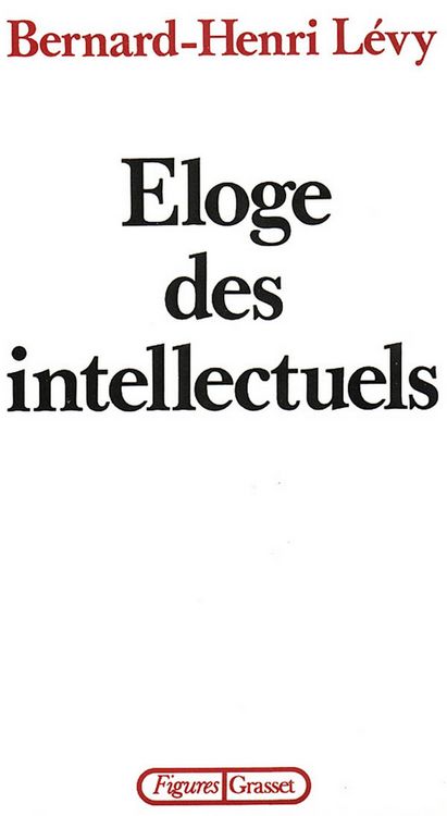 Produktbild: &Eacute;loge des intellectuels