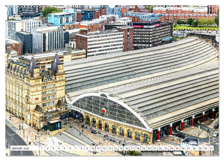 Produktbild: Faszination Liverpool (hochwertiger Premium Wandkalender 2026 DIN A2 quer), Kunstdruck in Hochglanz